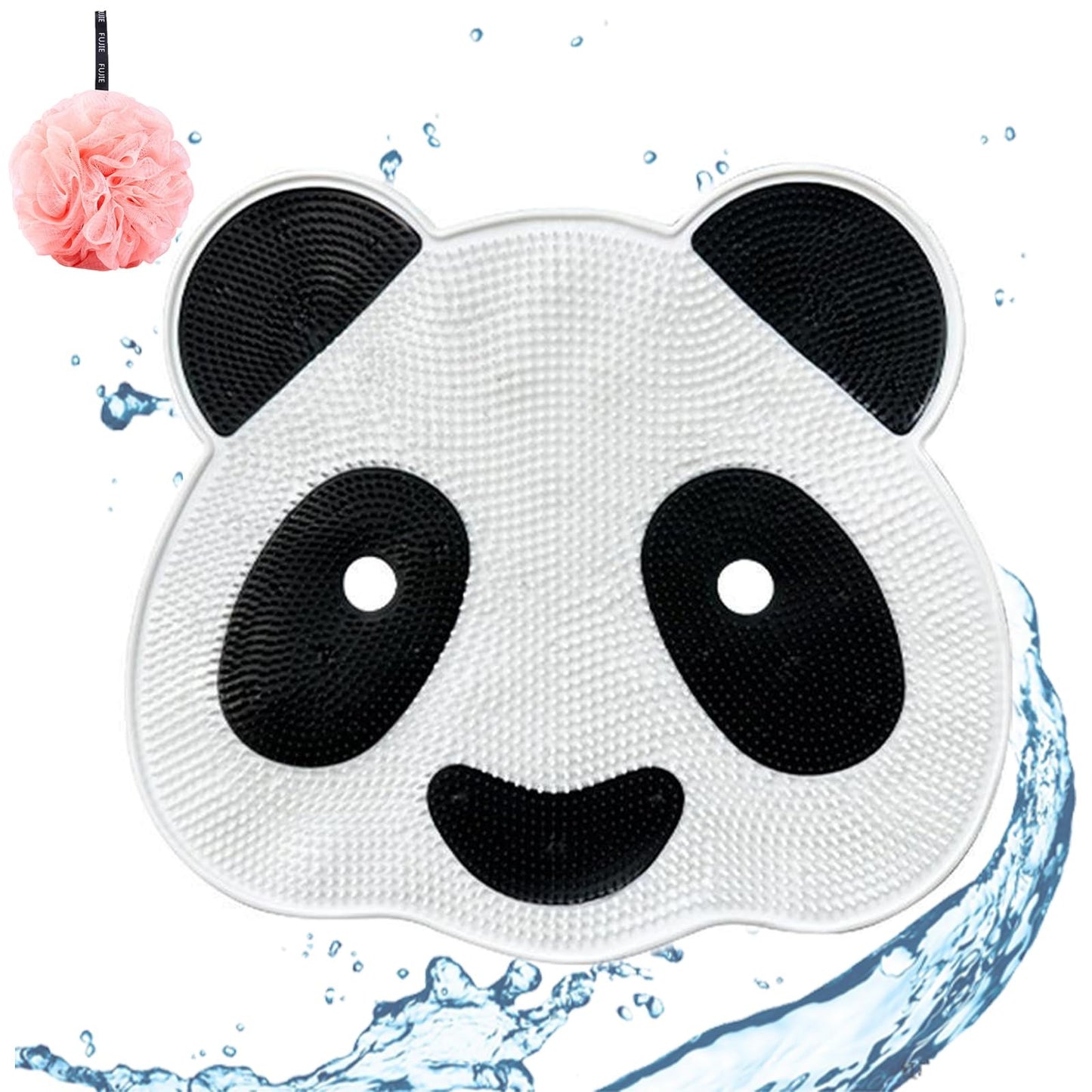 Panda Anti-Slip Foot Scrubber Shower Mat 🐼