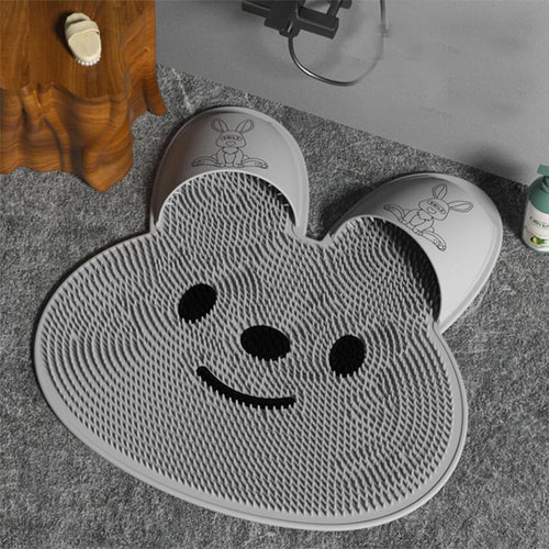 Bunny Anti-Slip Foot Scrubber Shower Mat 🐰