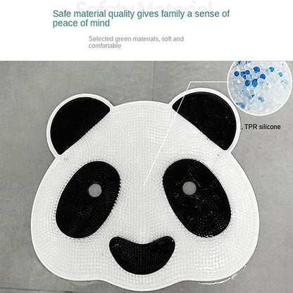 Panda Anti-Slip Foot Scrubber Shower Mat 🐼