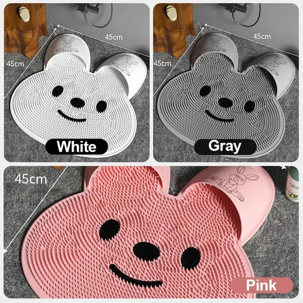 Bunny Anti-Slip Foot Scrubber Shower Mat 🐰