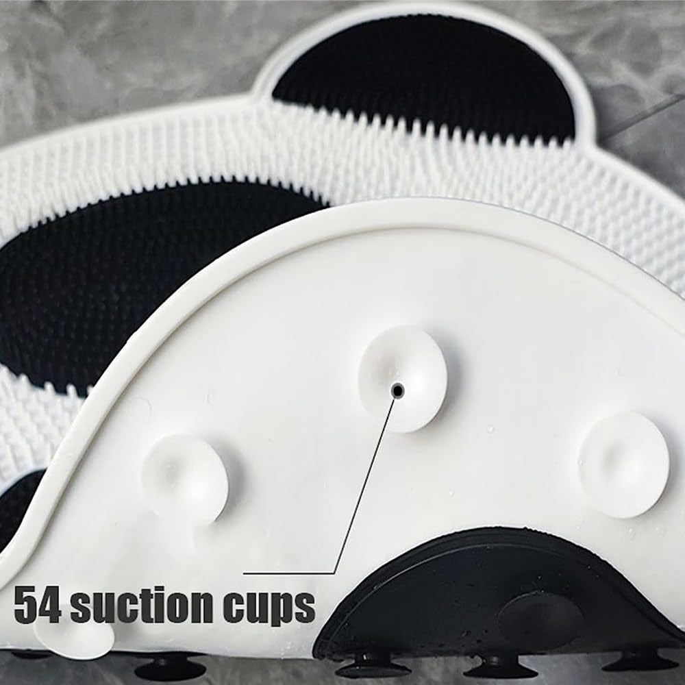 Panda Anti-Slip Foot Scrubber Shower Mat 🐼